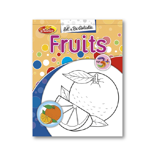 Let’s Be Artistic Coloring Pad | Fruits