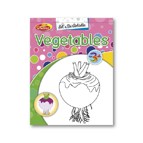 Let’s Be Artistic Coloring Pad | Vegetables