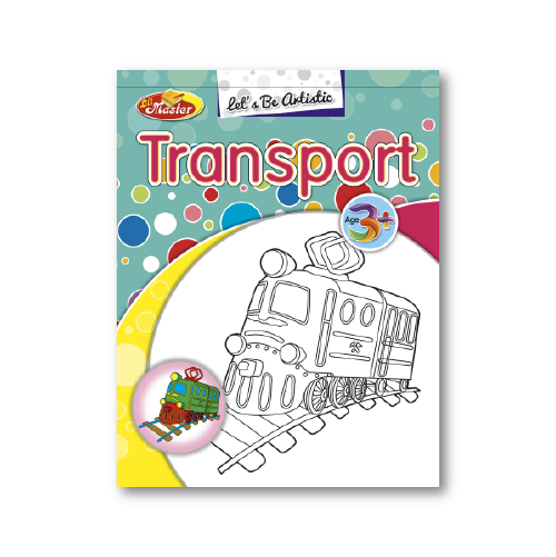 Let’s Be Artistic Coloring Pad | Transport