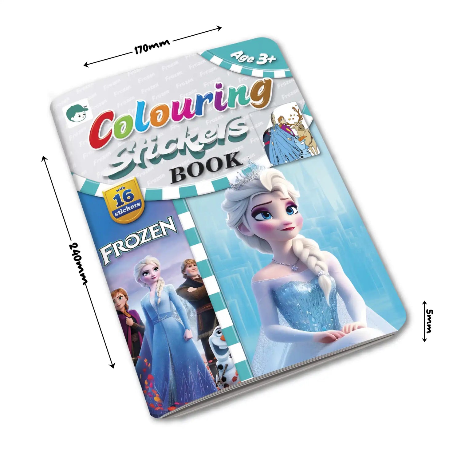 Coloring Stickers Book | Frozen