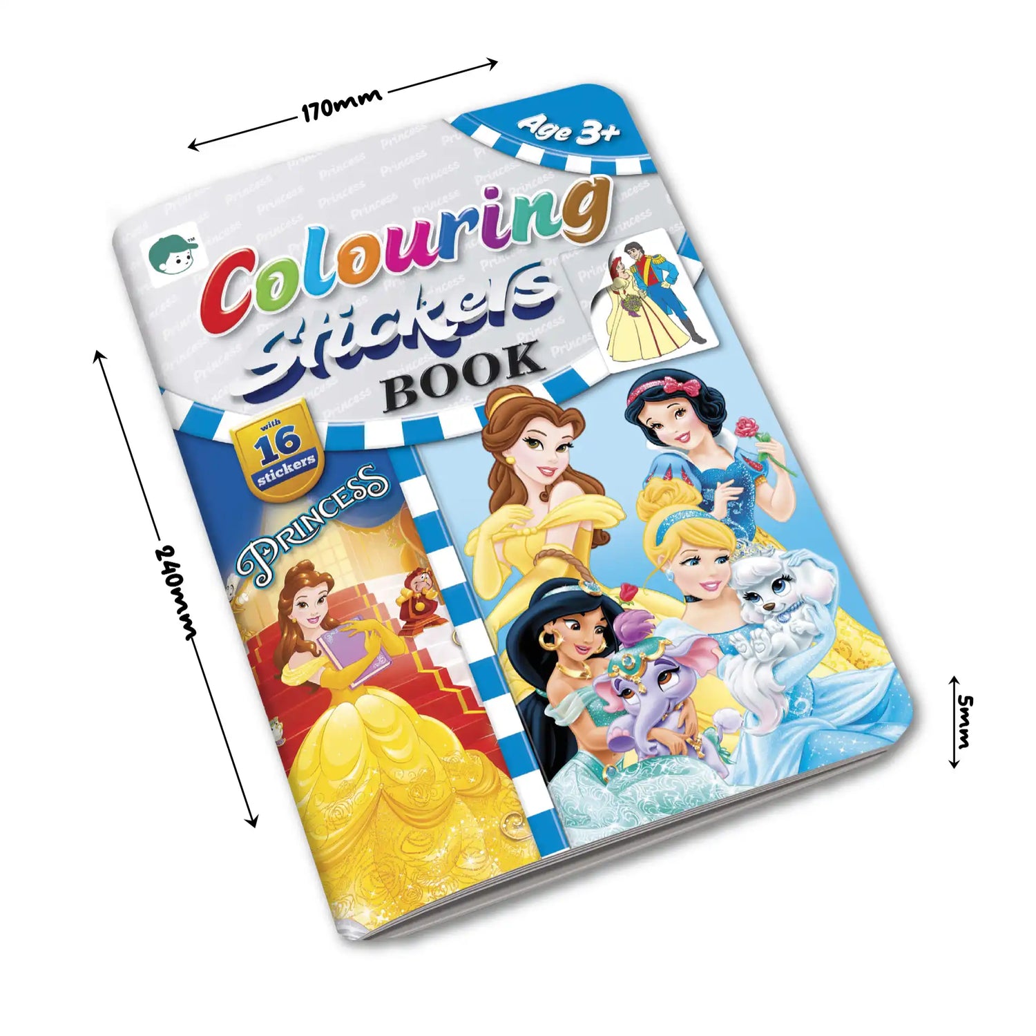 Coloring Stickers Book | Princess