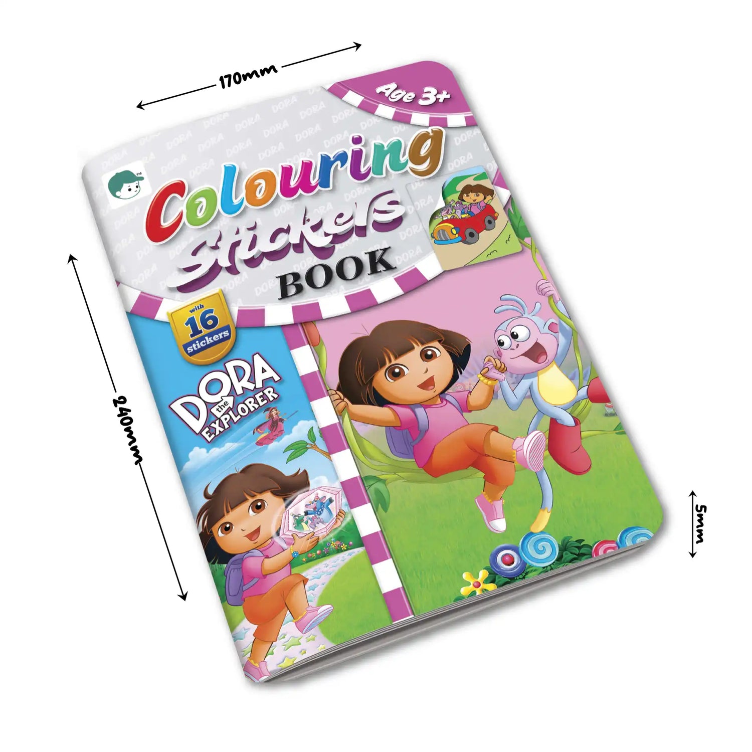 Coloring Stickers Book | Dora