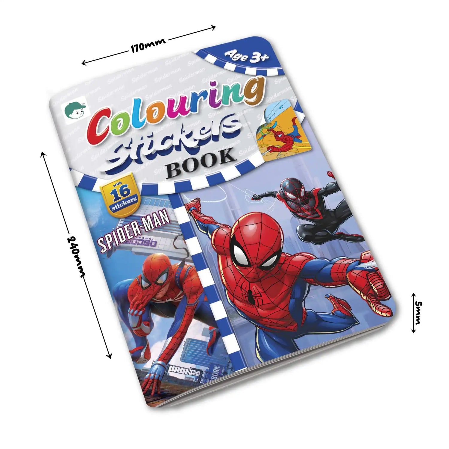 Coloring Stickers Book | Spider Man