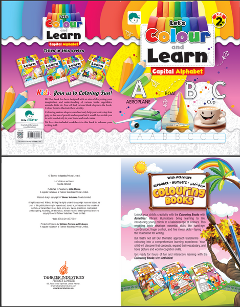 Let's Color and Learn | Capital Alphabets