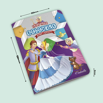 Fairy Tale Story & Activity Coloring Book 