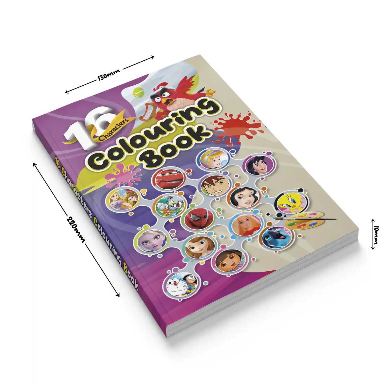 16 Characters Coloring | Book 1