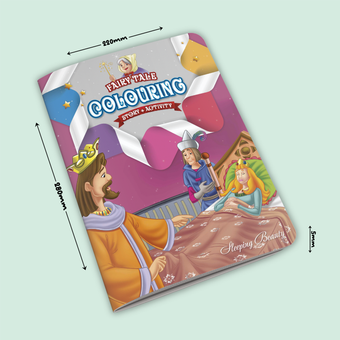 Fairy Tale Story & Activity Coloring Book 
