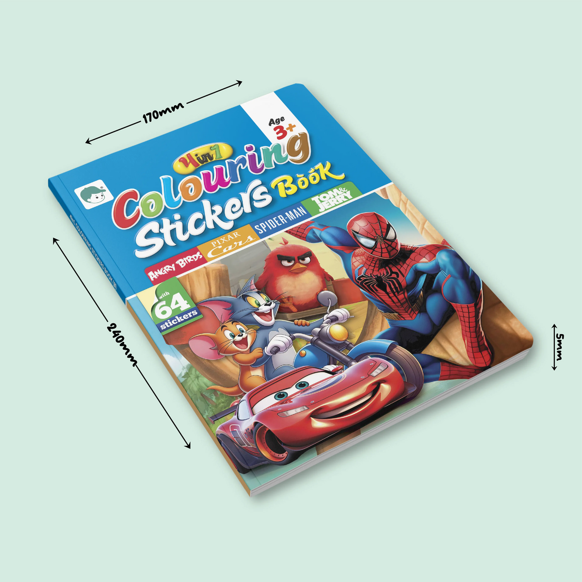 Master Color Book Stickers Coloring – Little Master