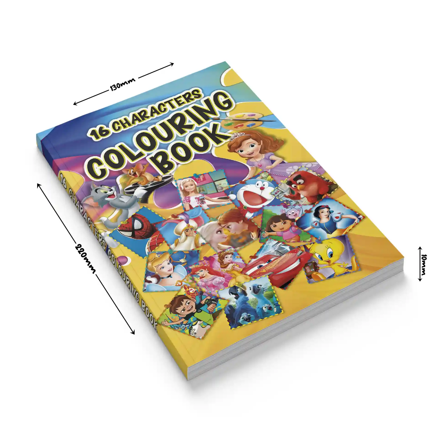16 Characters Coloring | Book 2