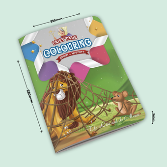 Fairy Tale Story & Activity Coloring Book 