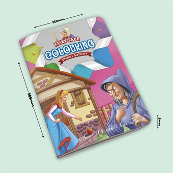 Fairy Tale Story & Activity Coloring Book 