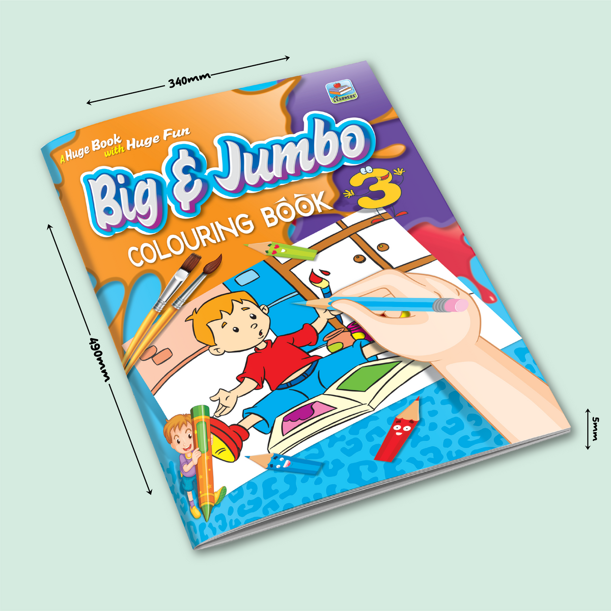 Big & Jumbo Coloring | Book 3 – Little Master