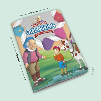 Fairy Tale Story & Activity Coloring Book 