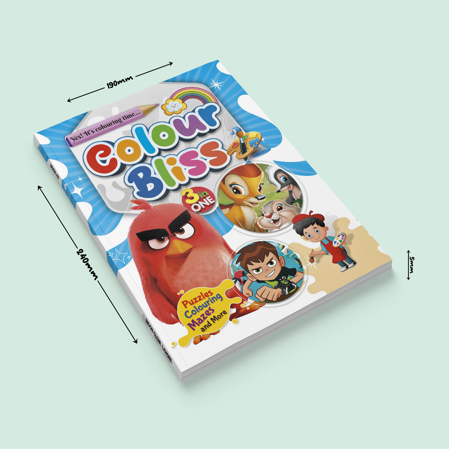 Color Bliss 3 in One | Angry Birds, Ben 10 and Bambi