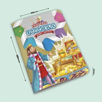 Fairy Tale Story & Activity Coloring Book 