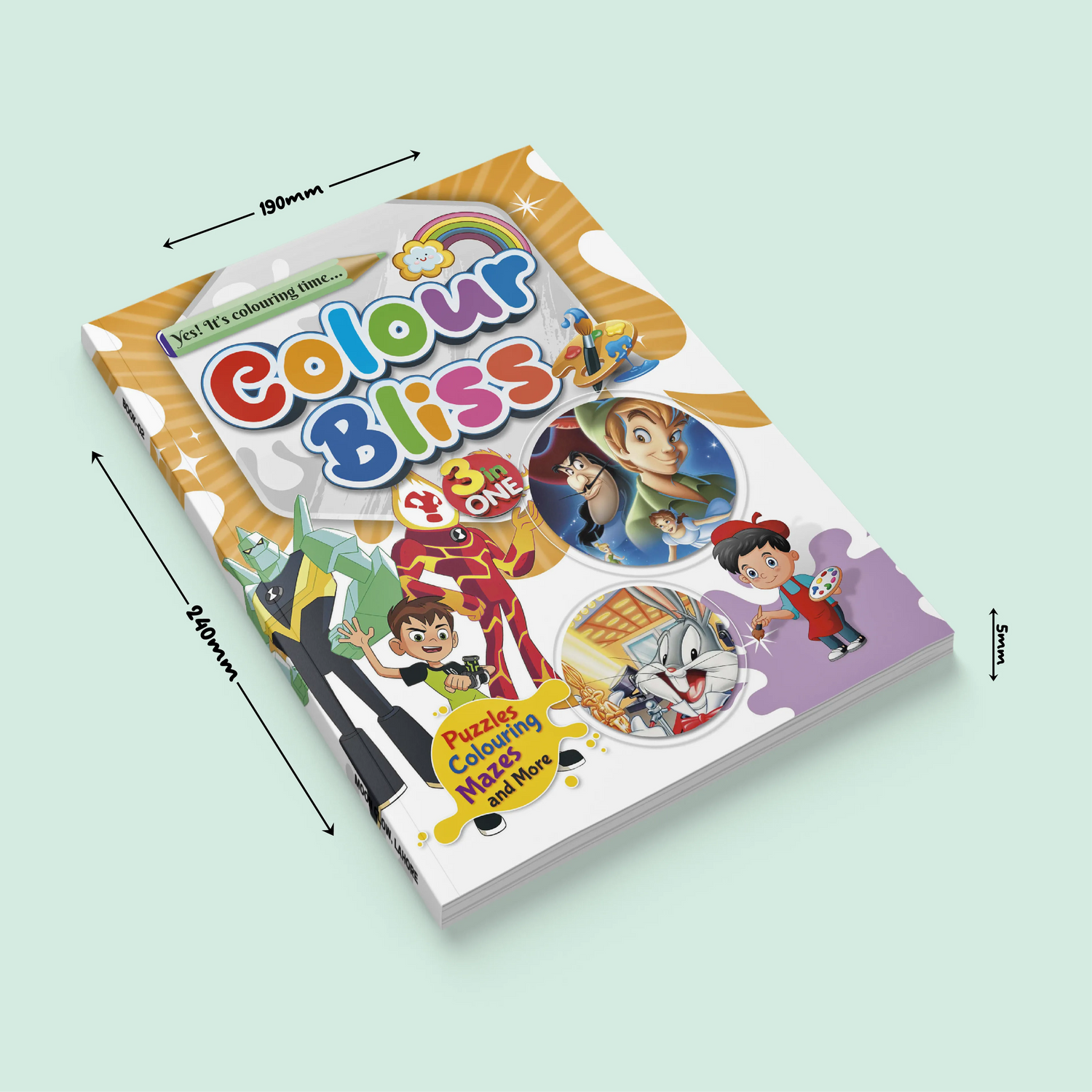 Color Bliss 3 in One | Ben 10, Peter Pan and Bugs Bunny