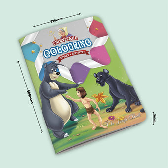 Fairy Tale Story & Activity Coloring Book 