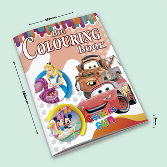 Big Coloring 3 in One Book 2