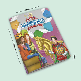 Fairy Tale Story & Activity Coloring Book 