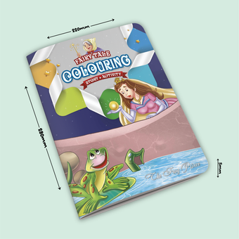 Fairy Tale Story & Activity Coloring Book 