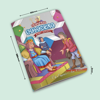 Fairy Tale Story & Activity Coloring Book 