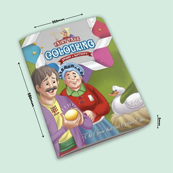 Fairy Tale Story & Activity Coloring Book 