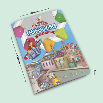 Fairy Tale Story & Activity Coloring Book 