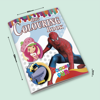 Big Coloring 3 in One Book 8