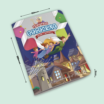 Fairy Tale Story & Activity Coloring Book 