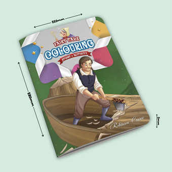 Fairy Tale Story & Activity Coloring Book 