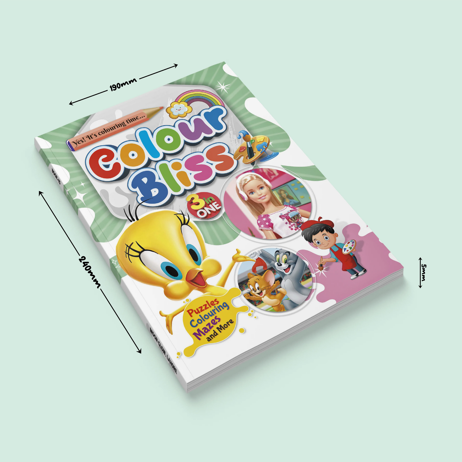 Color Bliss 3 in One | Tweety, Barbie and Tom & Jerry