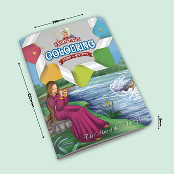 Fairy Tale Story & Activity Coloring Book 