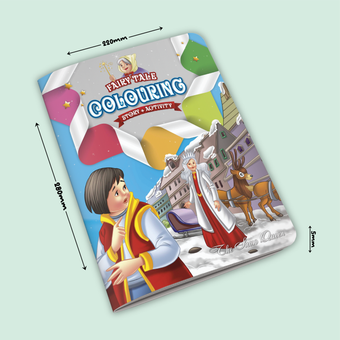 Fairy Tale Story & Activity Coloring Book 