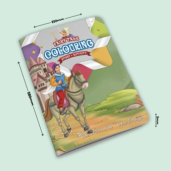 Fairy Tale Story & Activity Coloring Book 
