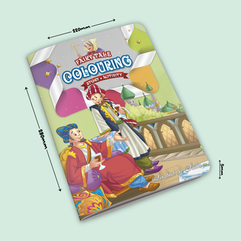 Fairy Tale Story & Activity Coloring Book 