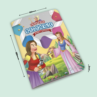 Fairy Tale Story & Activity Coloring Book 