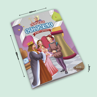 Fairy Tale Story & Activity Coloring Book 
