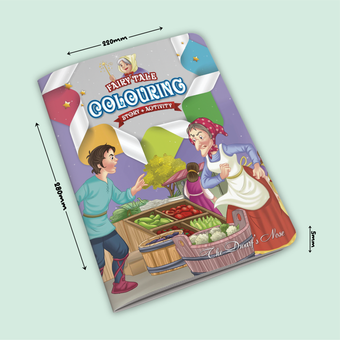 Fairy Tale Story & Activity Coloring Book 