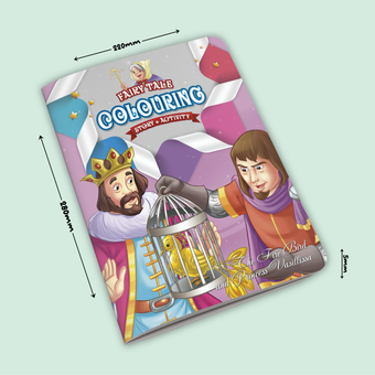 Fairy Tale Story & Activity Coloring Book 