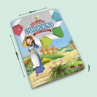 Fairy Tale Story & Activity Coloring Book 