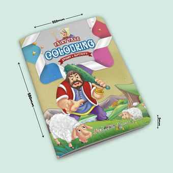 Fairy Tale Story & Activity Coloring Book 