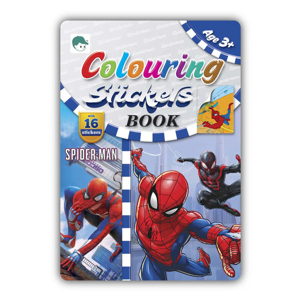 Coloring Stickers Book | Spider Man