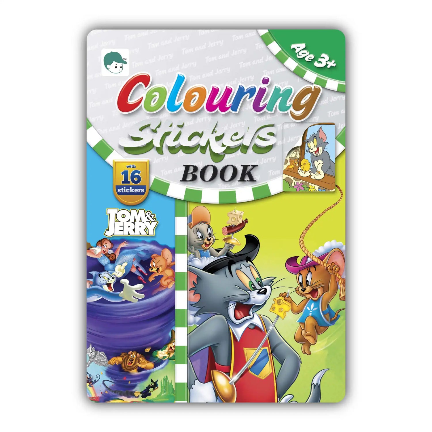 Coloring Stickers Book | Tom and Jerry