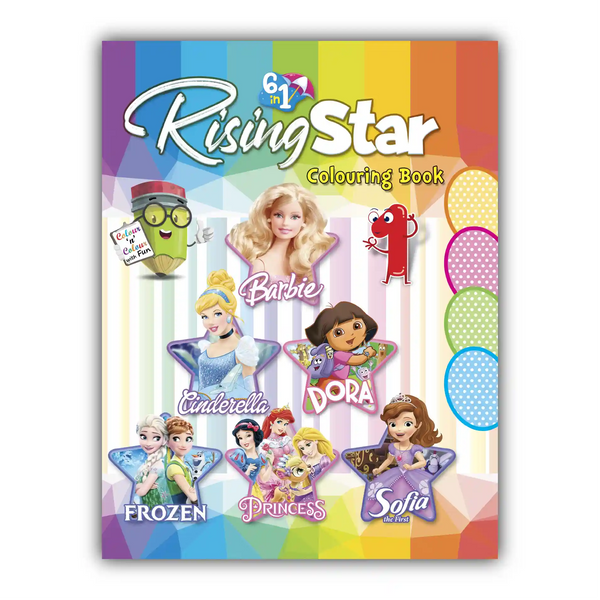 Rising Star Coloring 6 in One | Book 1