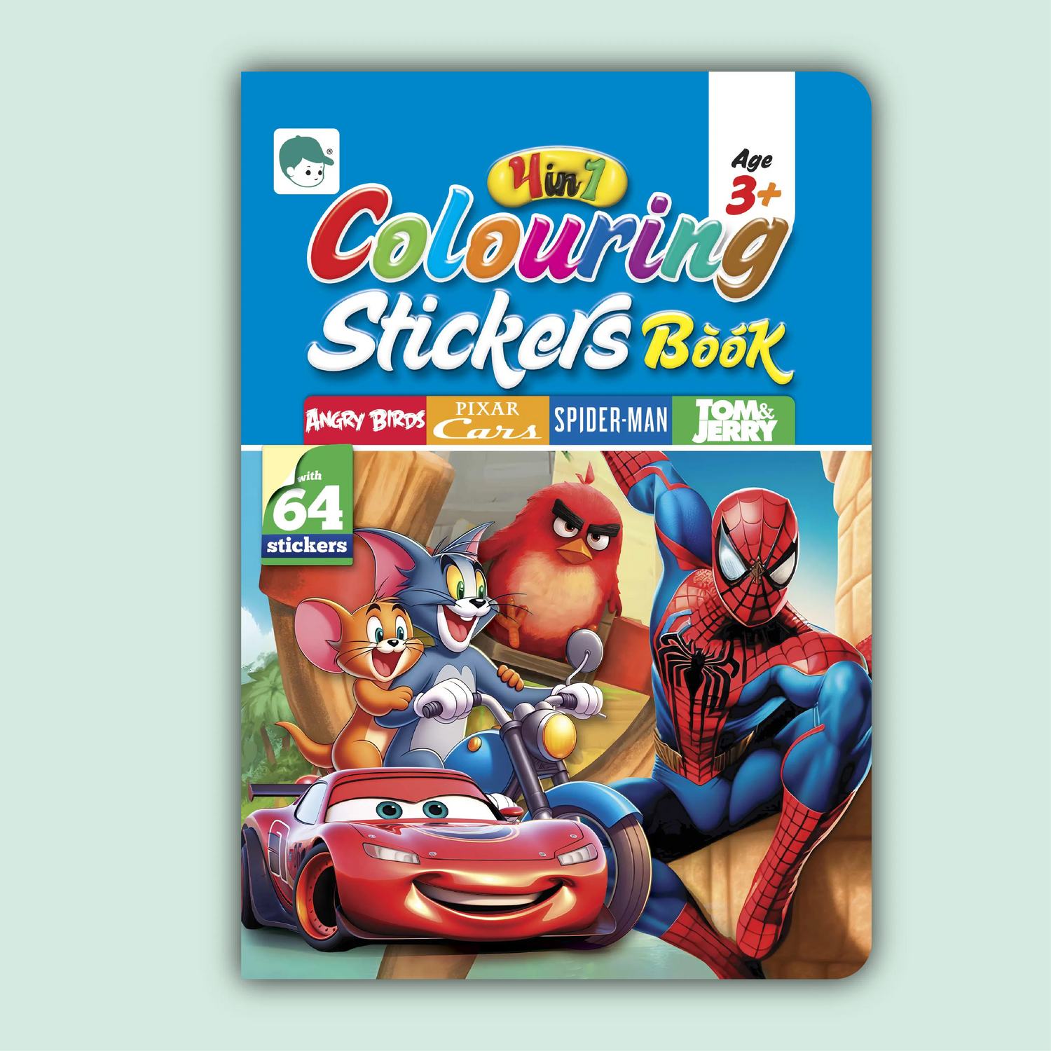 Coloring Stickers Book 4 in 1 | Book 1
