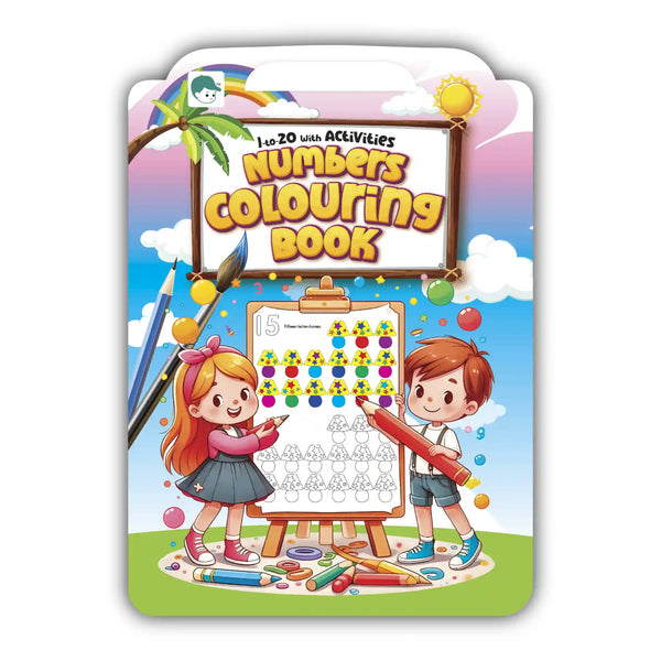 Numbers Coloring Book | 1 to 20 with Activities