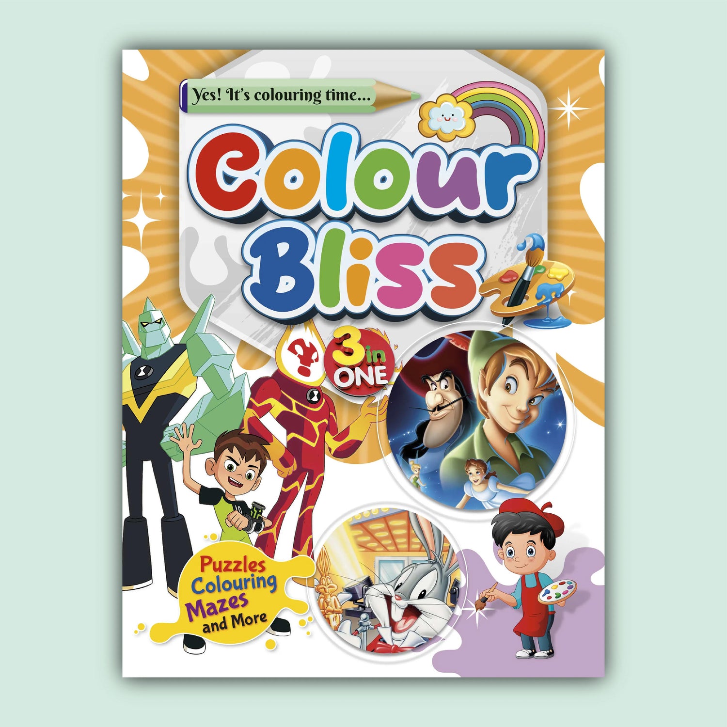 Color Bliss 3 in One | Ben 10, Peter Pan and Bugs Bunny