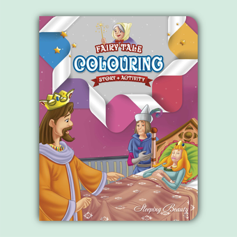 Fairy Tale Story & Activity Coloring Book 