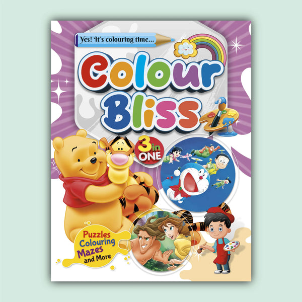 Color Bliss 3 in One | Pooh, Doraemon and Tarzan