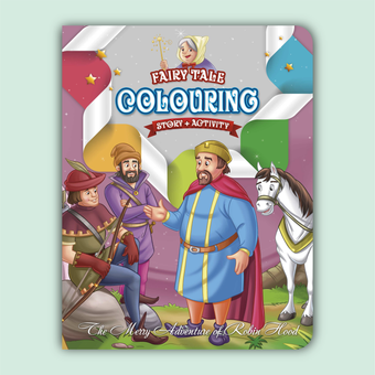 Fairy Tale Story & Activity Coloring Book 